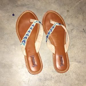 Beaded Flip Flops